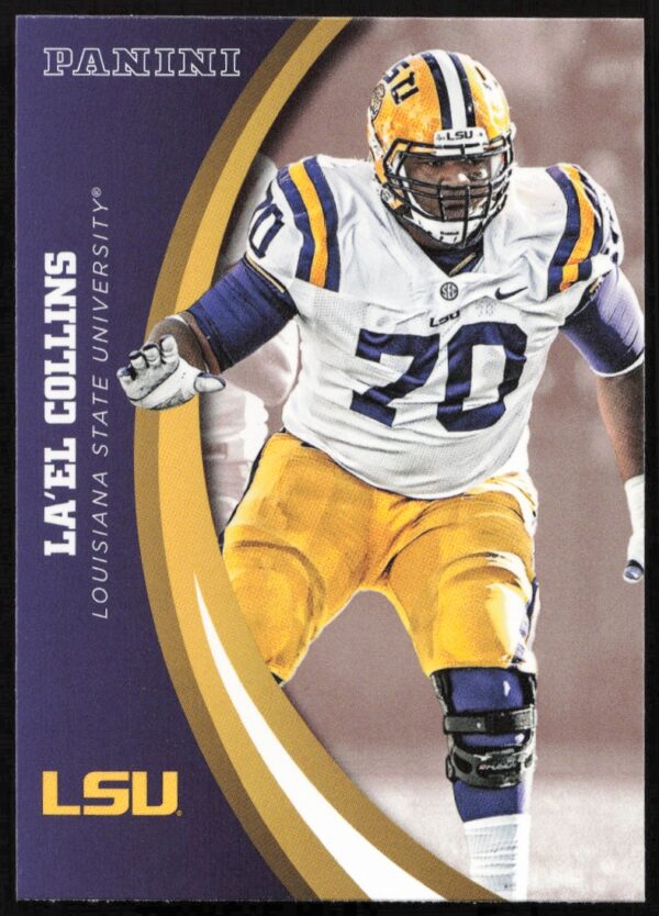 2015 Panini LSU Tigers La'el Collins #39 (Front)