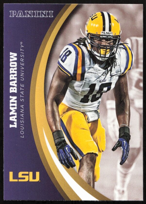 2015 Panini LSU Tigers Lamin Barrow #40 (Front)