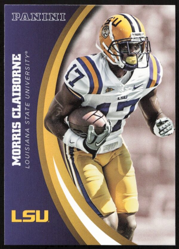 2015 Panini LSU Tigers Morris Claiborne #47 (Front)