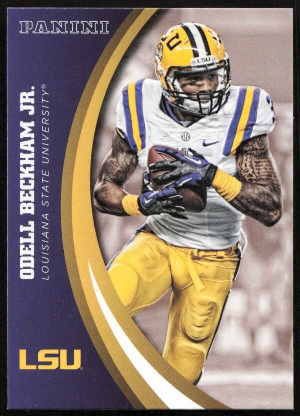 2015 Panini LSU Tigers Odell Beckham Jr. #75 (Front)