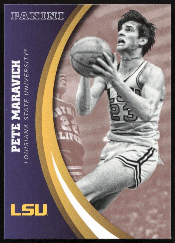 2015 Panini LSU Tigers Pete Maravich #31 (Front)