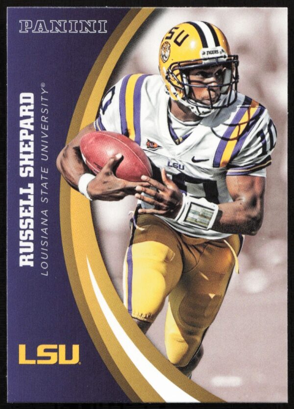 2015 Panini LSU Tigers Russell Shepard #55 (Front)