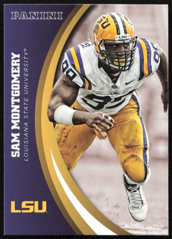 2015 Panini LSU Tigers Sam Montgomery #57 (Front)