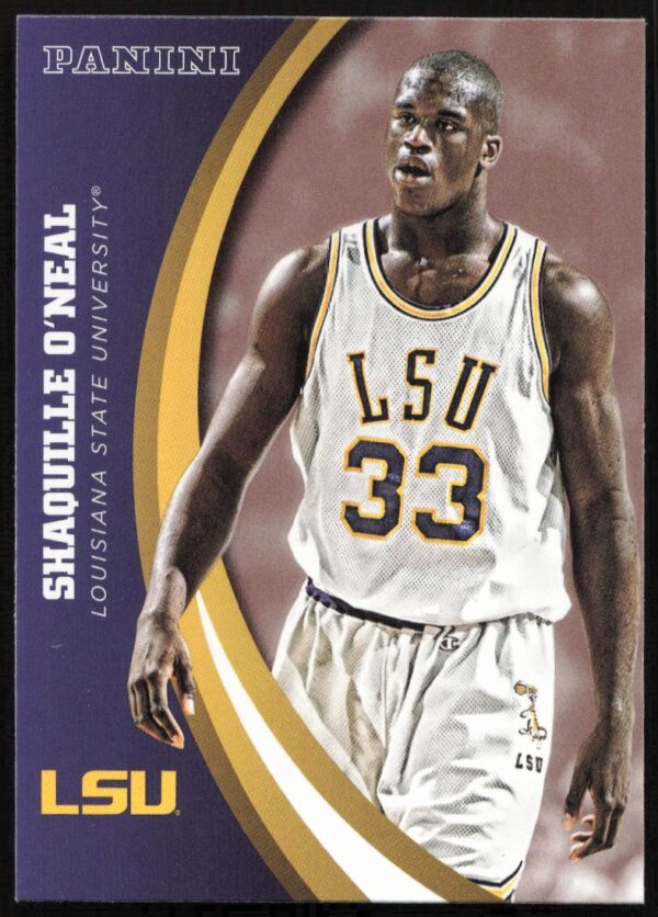 2015 Panini LSU Tigers Shaquille O'Neal #33 (Front)