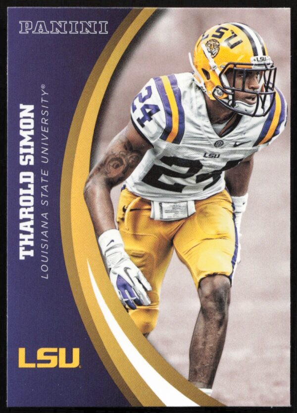 2015 Panini LSU Tigers Tharold Simon #61 (Front)