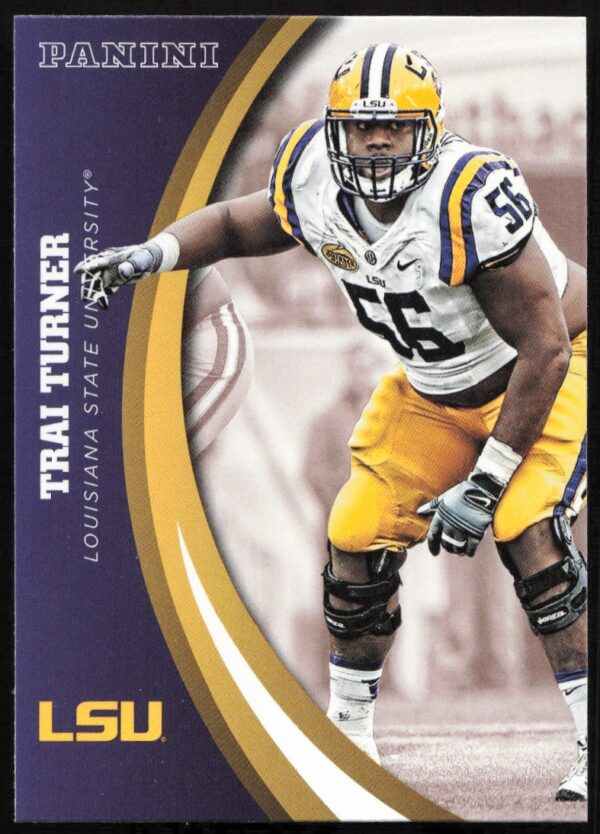 2015 Panini LSU Tigers Trai Turner #62 (Front)