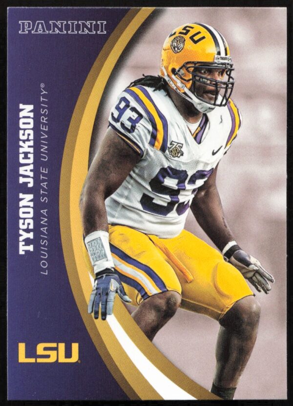 2015 Panini LSU Tigers Tyson Jackson #65 (Front)