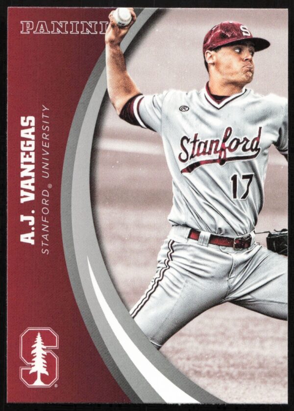 2015 Panini Stanford University A.J Vanegas #48 (Front)