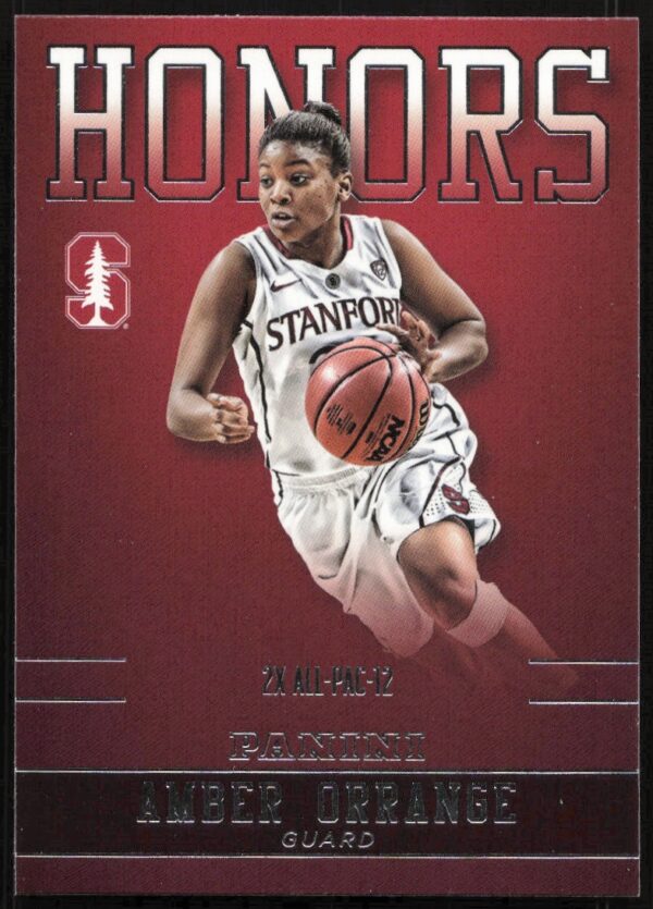 2015 Panini Stanford University Amber Orrange Honors #AO-STA (Front)