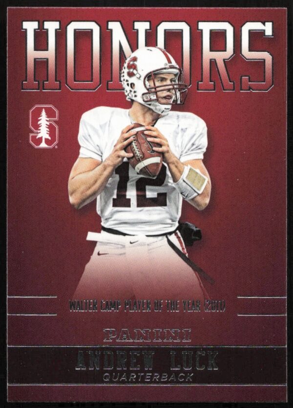 2015 Panini Stanford University Andrew Luck Honors #AL-STA (Front)