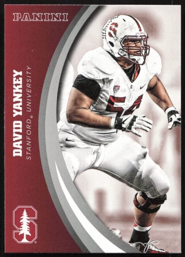 2015 Panini Stanford University David Yankey #12 (Front)