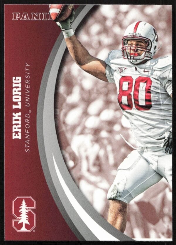 2015 Panini Stanford University Erik Loric #16 (Front)