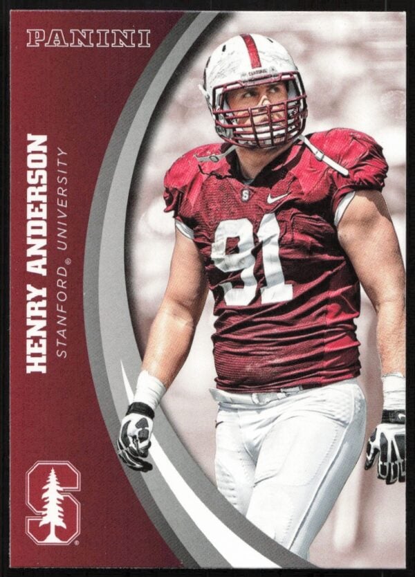 2015 Panini Stanford University Henry Anderson #18 (Front)