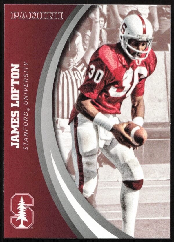 2015 Panini Stanford University James Lofton #19 (Front)