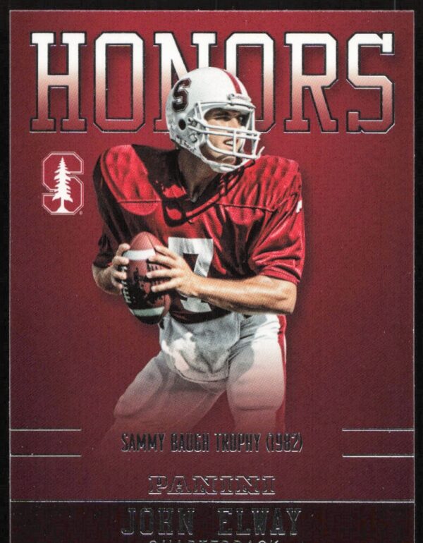 2015 Panini Stanford University John Elway Honors #JE-STA (Front)