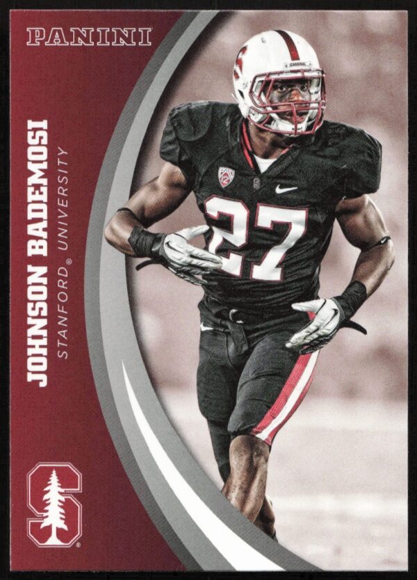 2015 Panini Stanford University Johnson Bademosi #24 (Front)