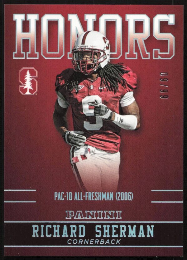 2015 Panini Stanford University Richard Sherman Honors #RS-STA (/99) (Front)