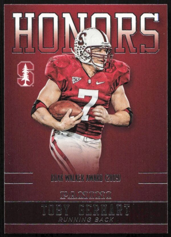 2015 Panini Stanford University Toby Gerhart Honors #TG-STA (Front)