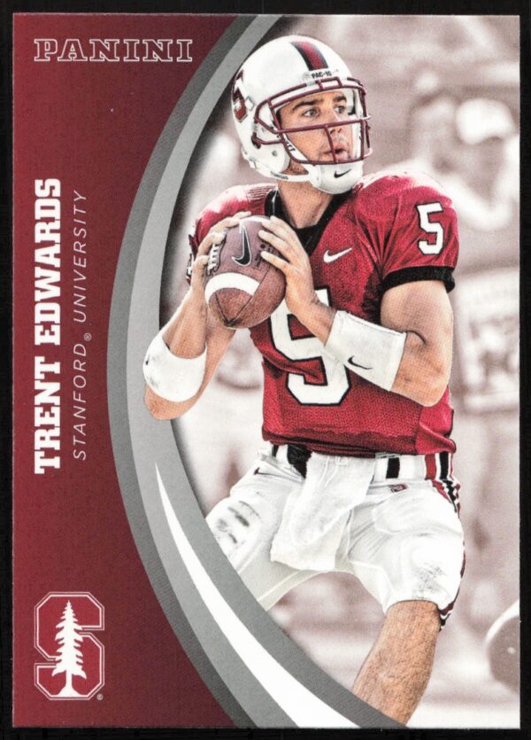 2015 Panini Stanford University Trent Edwards #42 (Front)