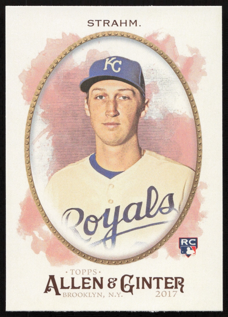 2017 Topps Allen & Ginter Matt Strahm #313 (Front)