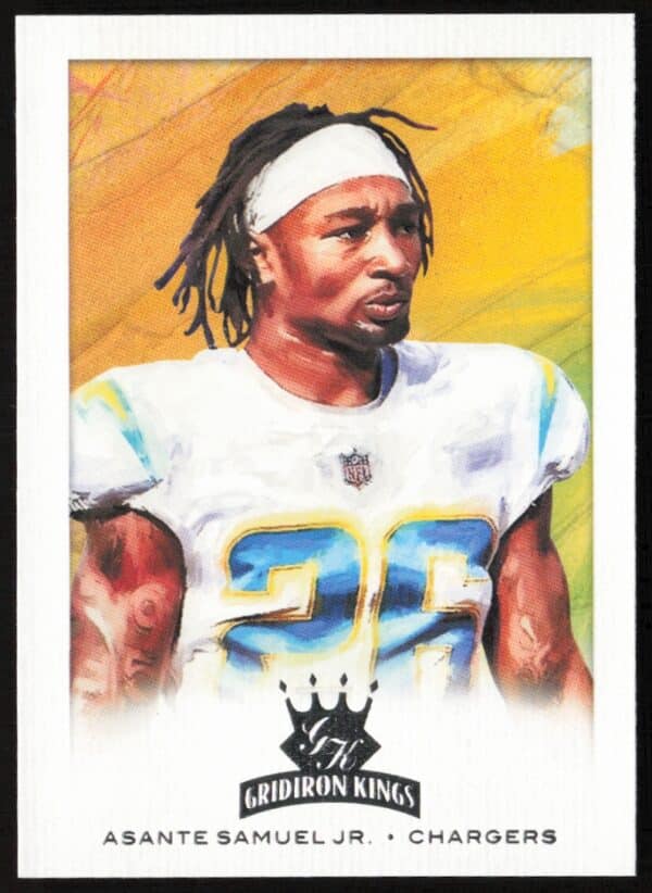 2021 Panini Chronicles Asante Samuel Jr. Gridiron Kings #GK-38 (Front)