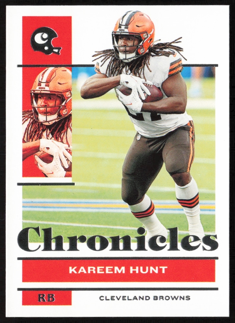 2021 Panini Chronicles Kareem Hunt #24 (Front)