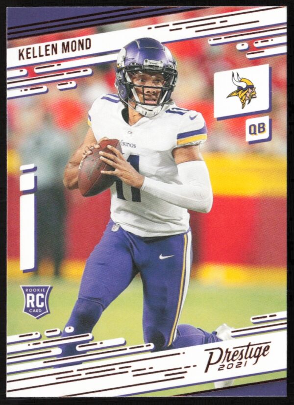 2021 Panini Chronicles Kellen Mond Prestige Rookies Update #206 (Front)