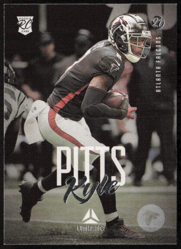 2021 Panini Chronicles Kyle Pitts Luminance Update Rookies #210 (Front)