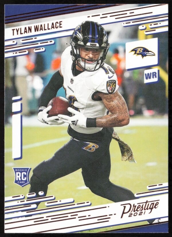 2021 Panini Chronicles Tylan Wallace Prestige Rookies Update #225 (Front)