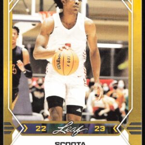 2022-23 Leaf Draft Scoota Henderson Gold #B-2 (Front)