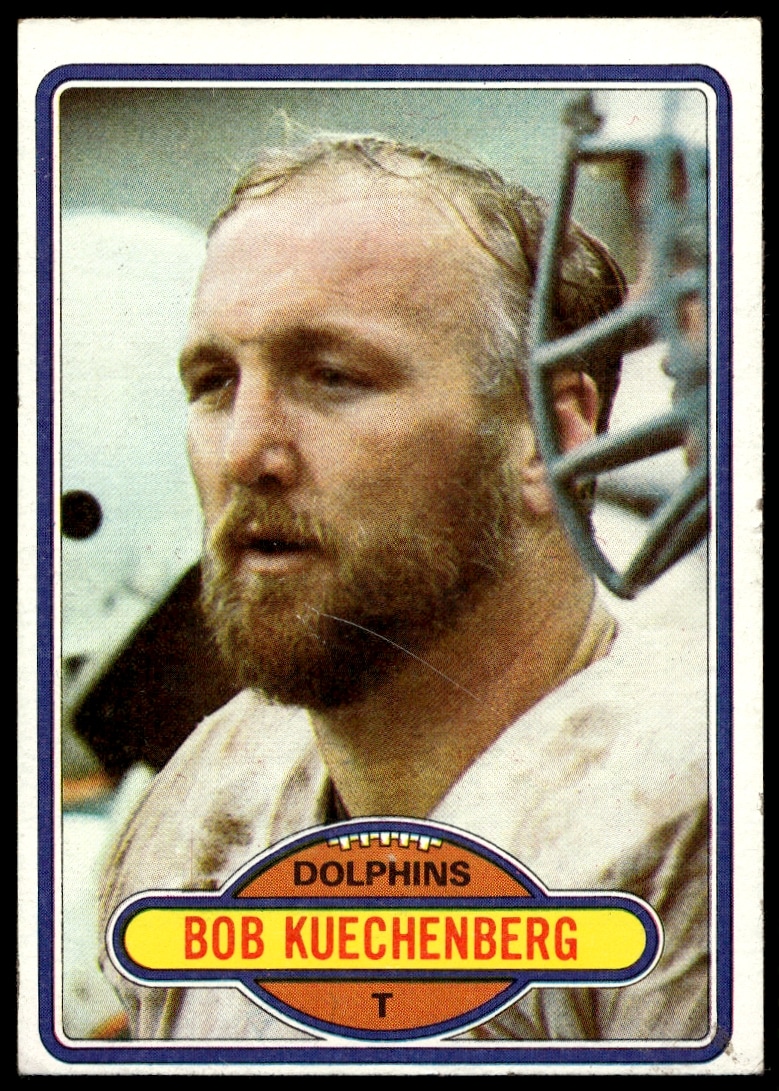1980 Topps Bob Kuechenberg #136 (Front)