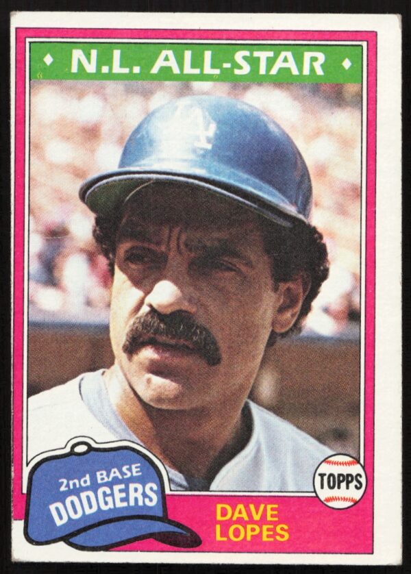 1981 Topps Dave Lopes #50 (Front)