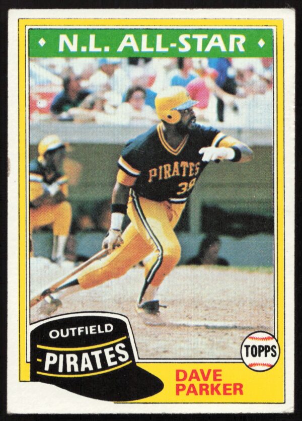 1981 Topps Dave Parker #640 (Front)