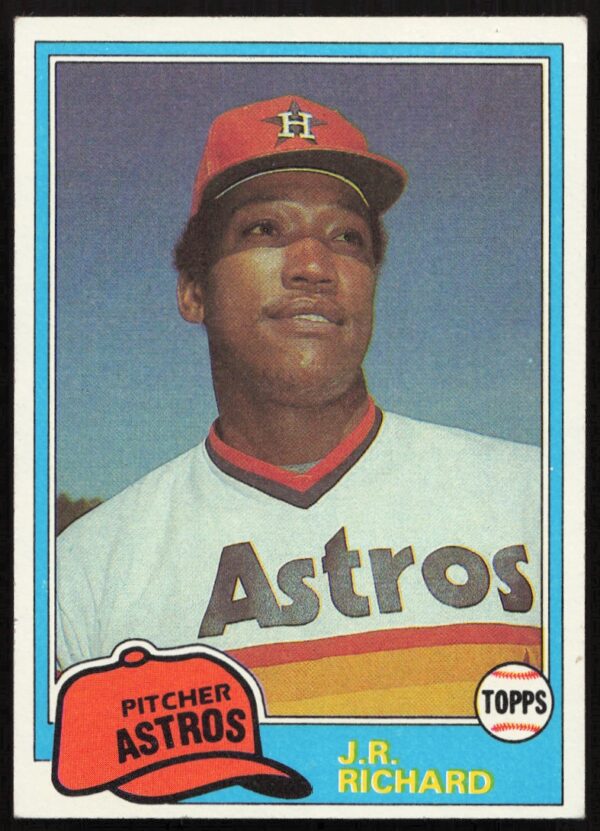 1981 Topps J.R. Richard #350 (Front)