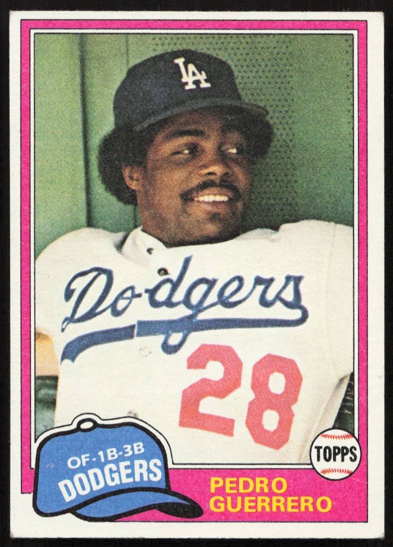 1981 Topps Pedro Guerrero #651 (Front)