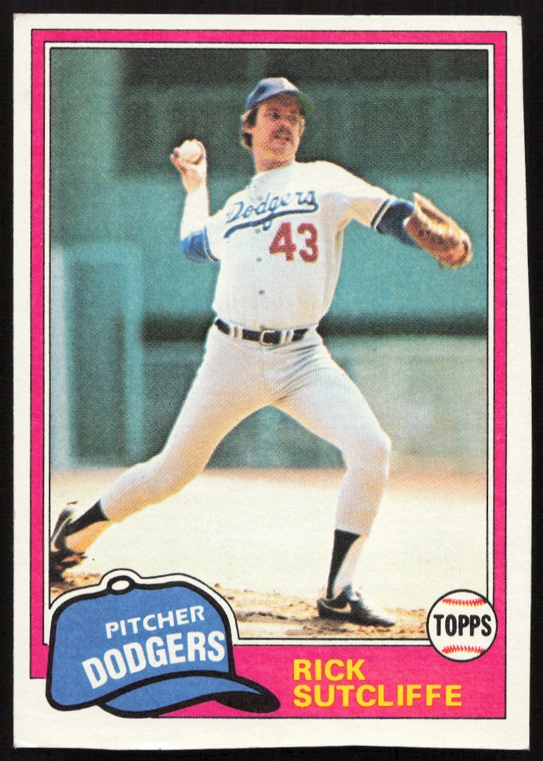 1981 Topps Rick Sutcliffe #191 (Front)