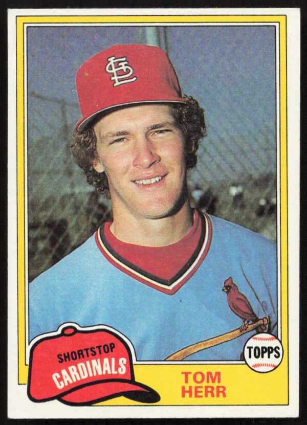 1981 Topps Tom Herr #266 (Front)