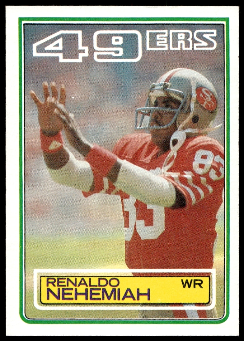 1983 Topps Renaldo Nehemiah #171 (Front)