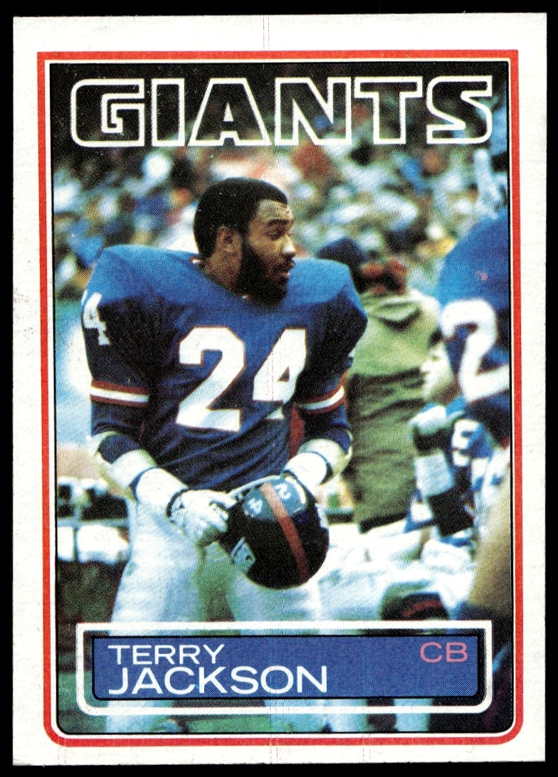 1983 Topps Terry Jackson #127 (Front)