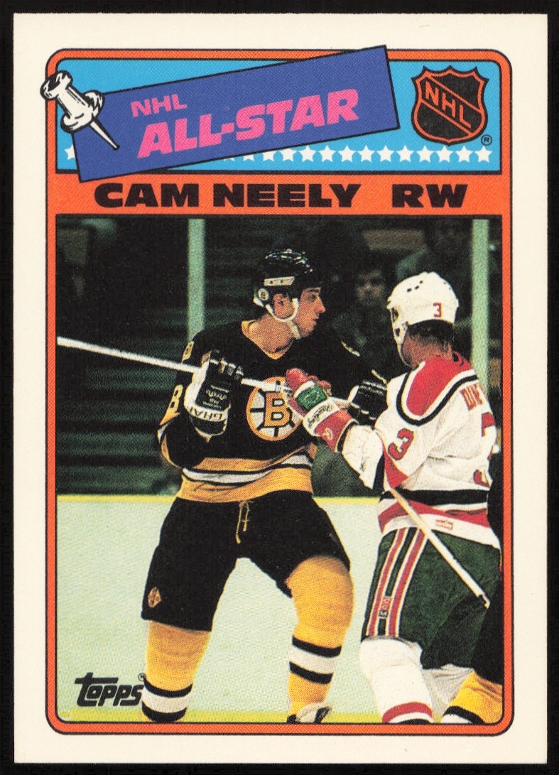 1988-89 Topps Cam Neely Sticker Inserts #9 (Front)