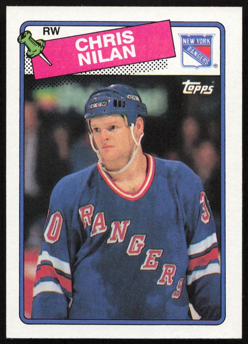 1988-89 Topps Chris Nilan #31 (Front)