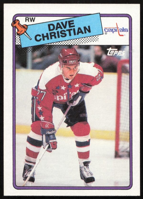 1988-89 Topps Dave Christian #14 (Front)