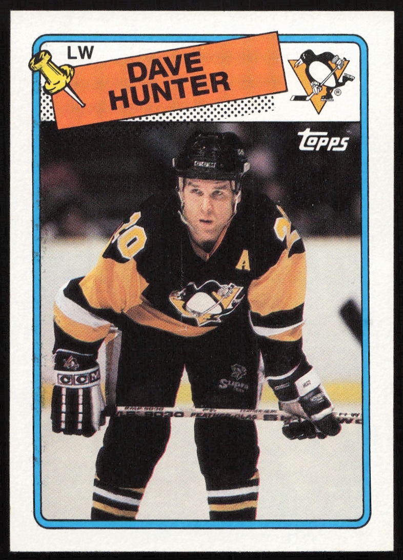 1988-89 Topps Dave Hunter #62 (Front)