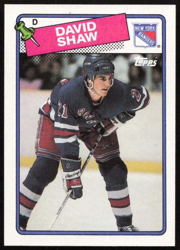 1988-89 Topps David Shaw #57 (Front)