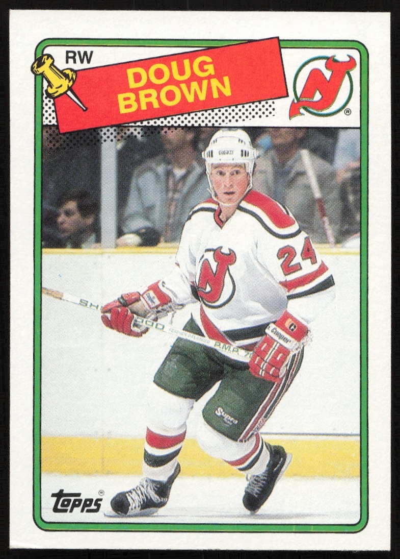 1988-89 Topps Doug Brown #115 (Front)