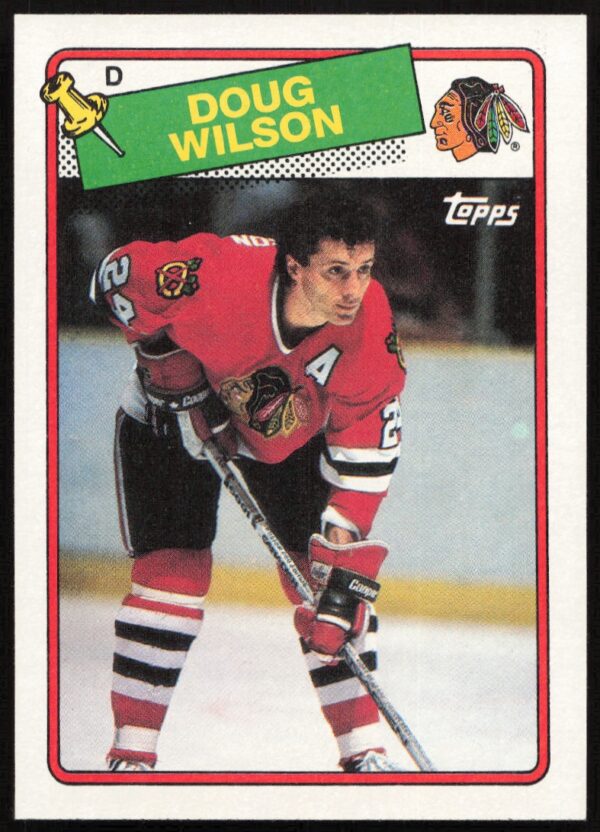 1988-89 Topps Doug Wilson #89 (Front)