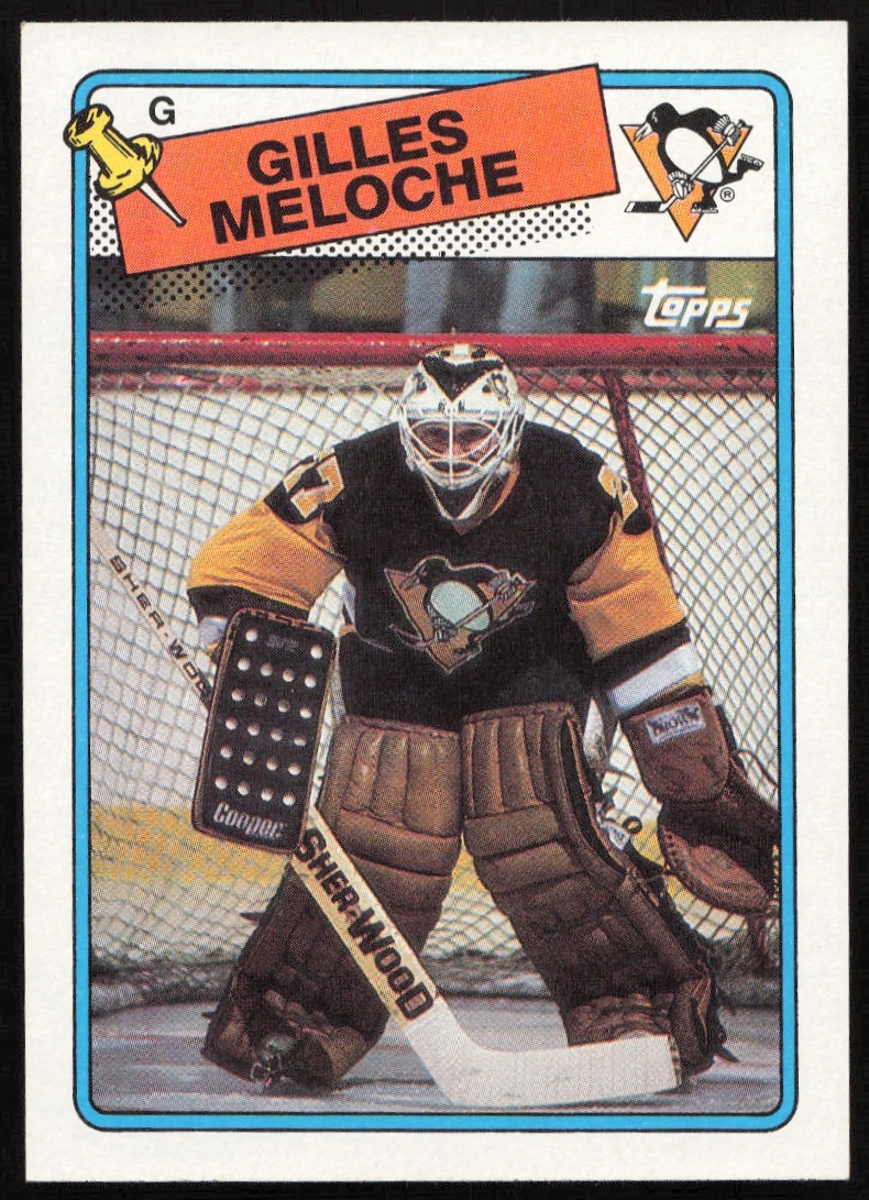 1988-89 Topps Gilles Meloche #8 (Front)