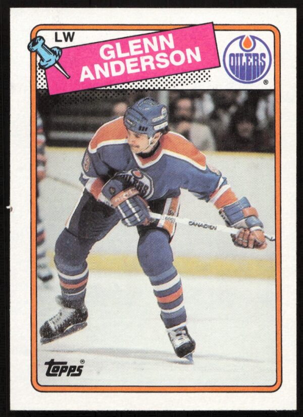 1988-89 Topps Glenn Anderson #189 (Front)