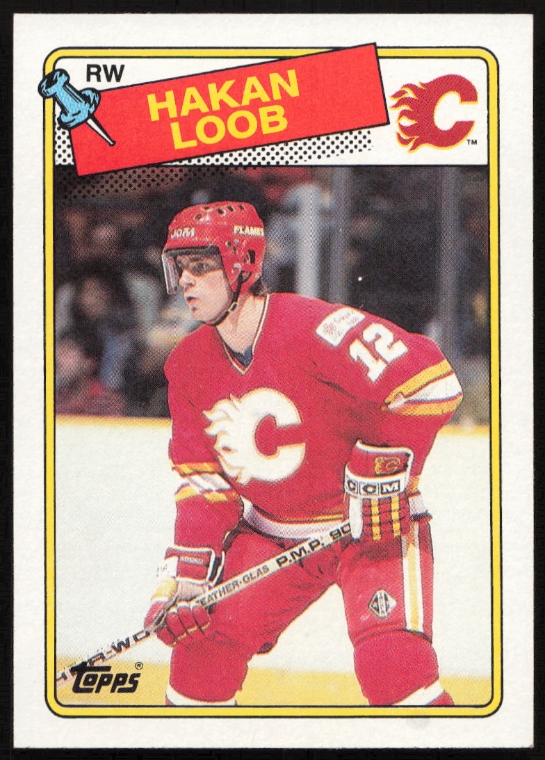 1988-89 Topps Hakan Loob #110 (Front)