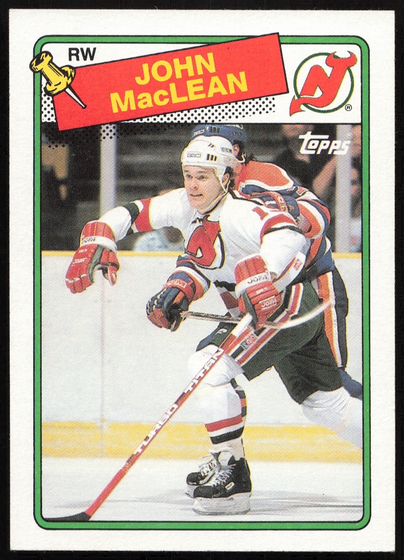 1988-89 Topps John MacLean #10 (Front)